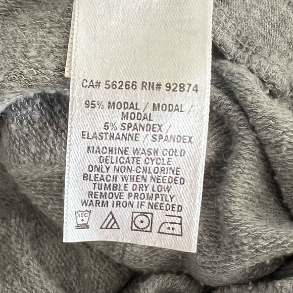 Splendid Joggers Sweatpants Pockets Heathered Gray B - Picture 6 of 16